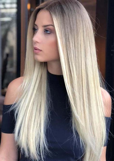 long blonde straight haircuts|beautiful long straight blonde hair.